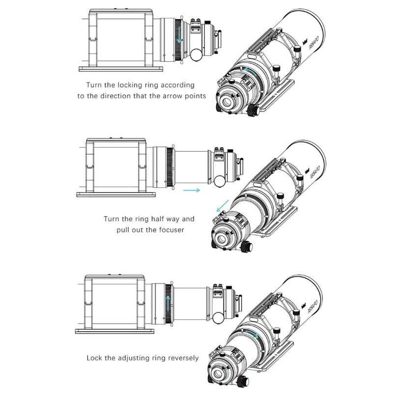 Askar Apochromatische Refractor AP 185/1295 Triplet OTA
