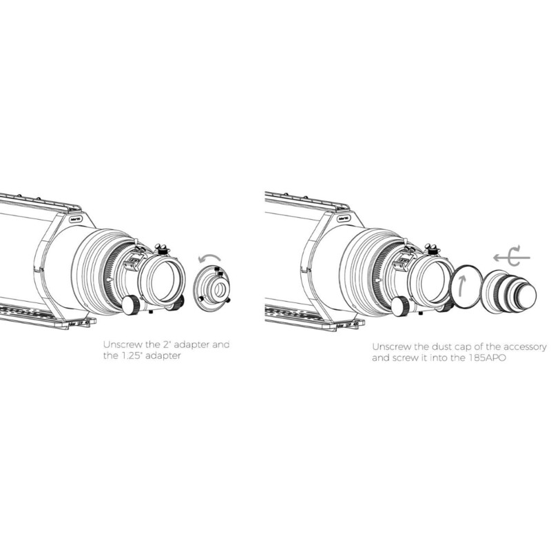 Askar Flattener/Vermindering 0.8x