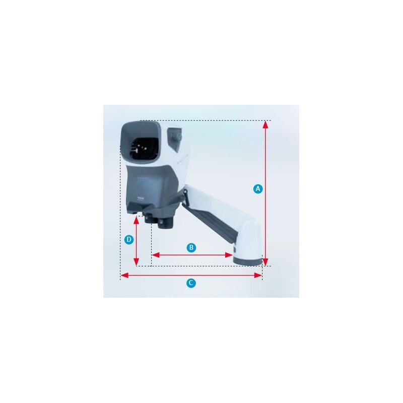 Vision Engineering Stereo microscoop MANTIS ERGO met "Verso universele standaard" (zonder lenzen) SMR200