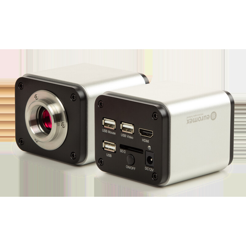 Euromex Camera VC.3043 HDS, UHD, 8,3 MP, 1/1,8 inch, 4K kleurensensor, 13 inch touchscreen, 30fps HDMI, 20fps USB