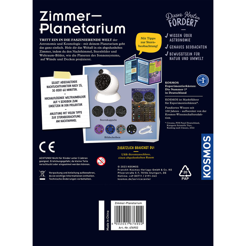 Kosmos Verlag Planetarium kamer
