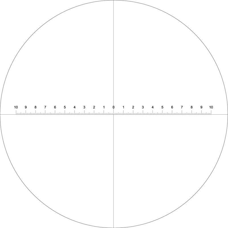 Levenhuk Microscoopglaasje voor Calibratie van Stereo miscroscopen CSS1