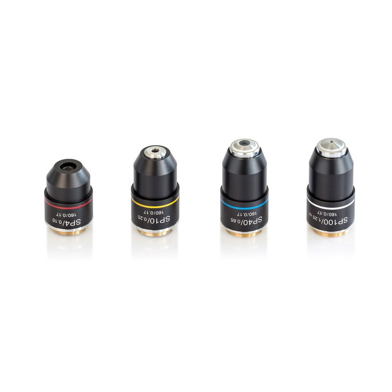 Kern Objectief, OBB-A1563, e-plan, achro, 10x/0.25, w.d. 5.65mm, Schimmelwerend