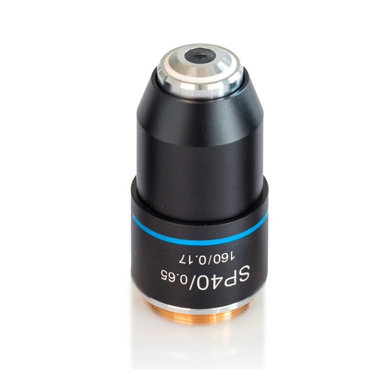 Kern Objectief, OBB-A1564, e-plan, achro, 40x/0.65, w.d. 0.85mm, veerbelast, schimmelwerend