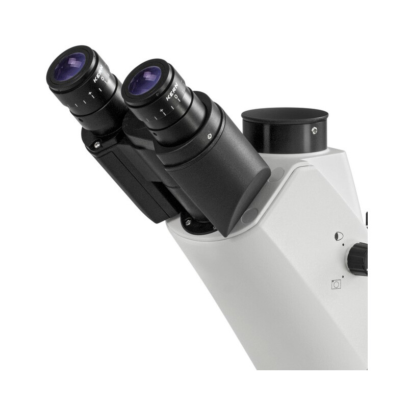 Kern Omgekeerde microscoop OCM 167, FL, PH, trino, vaste N.A. 0,3 Condensor, 10x-40x, Al, Dl, 5W LED