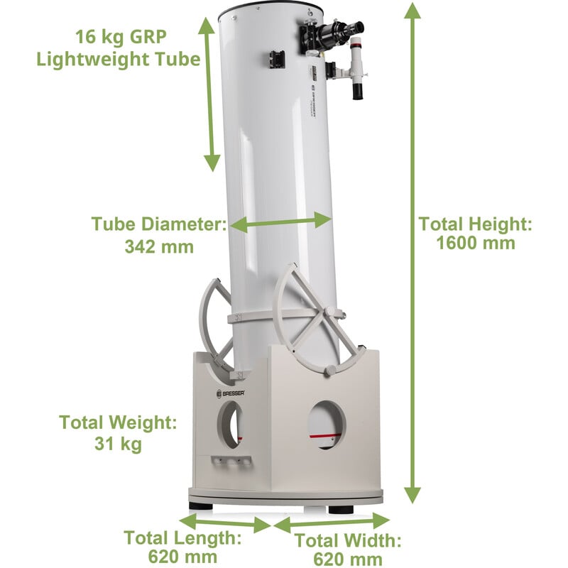 Bresser Dobson telescoop N 305/1525 Messier Hexafoc DOB