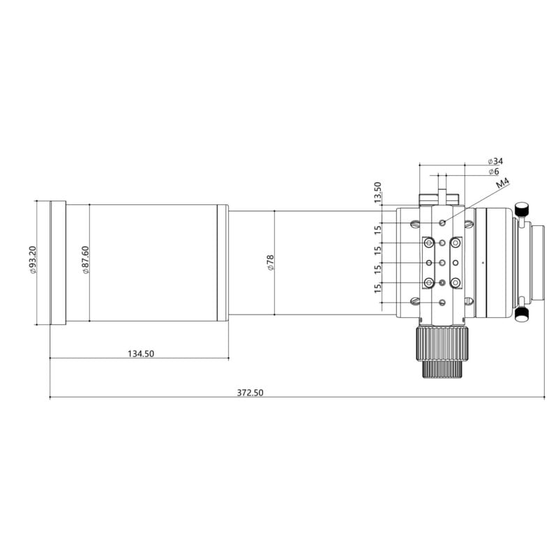 Askar Apochromatische Refractor AP 71/490 Flat-Field 71F OTA