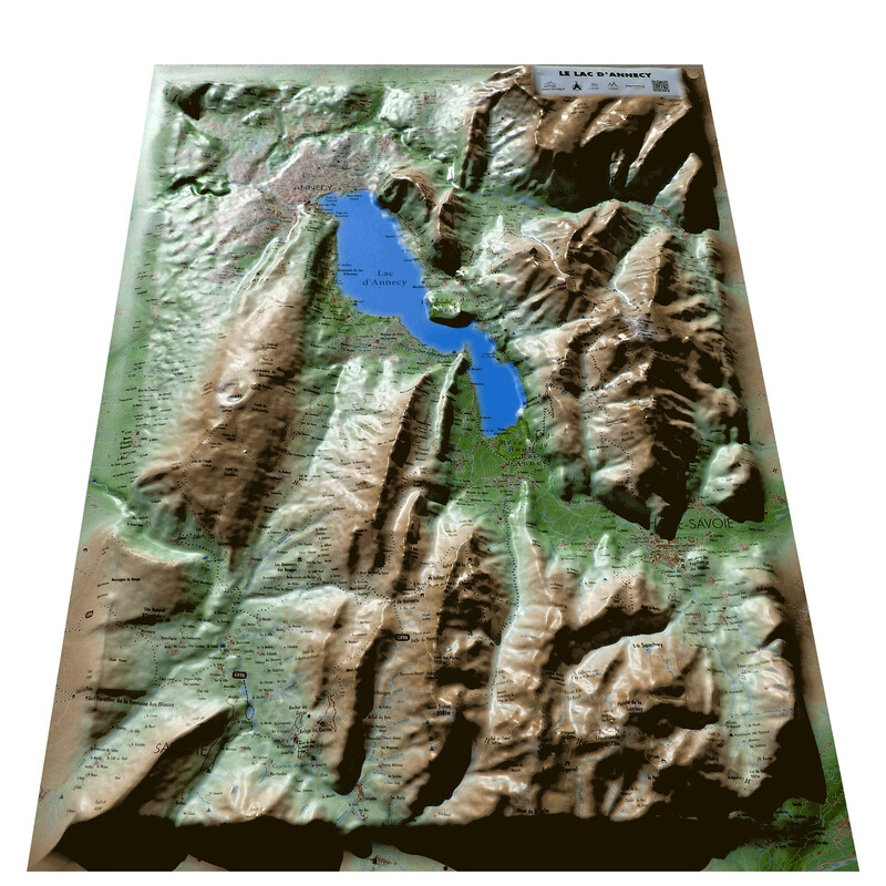 3Dmap Regionale kaart Le Lac d'Annecy