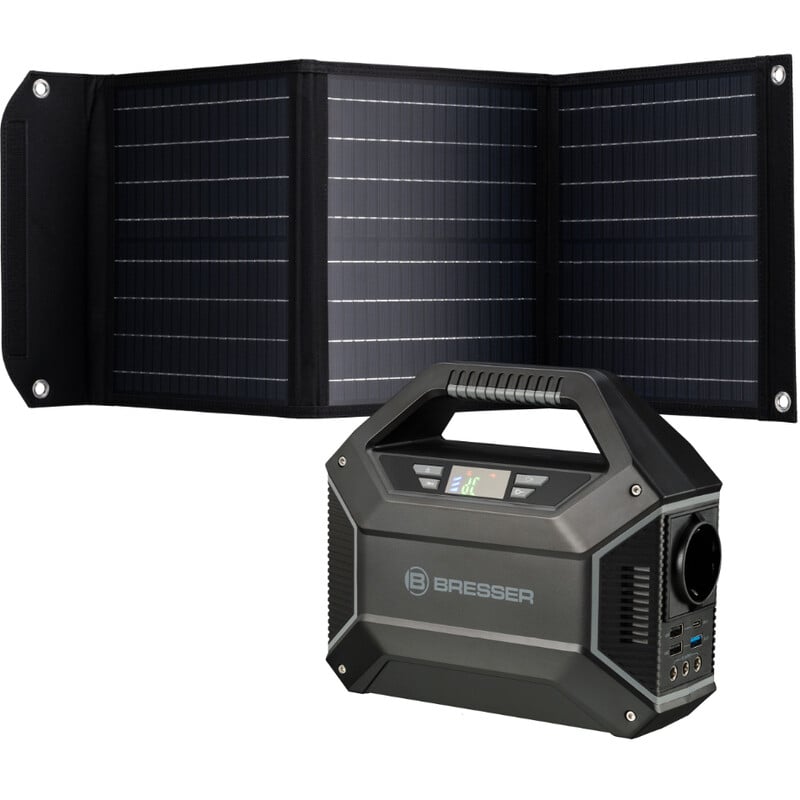 Bresser Mobile Power Station 100 Watt + Zonnelader 40 Watt