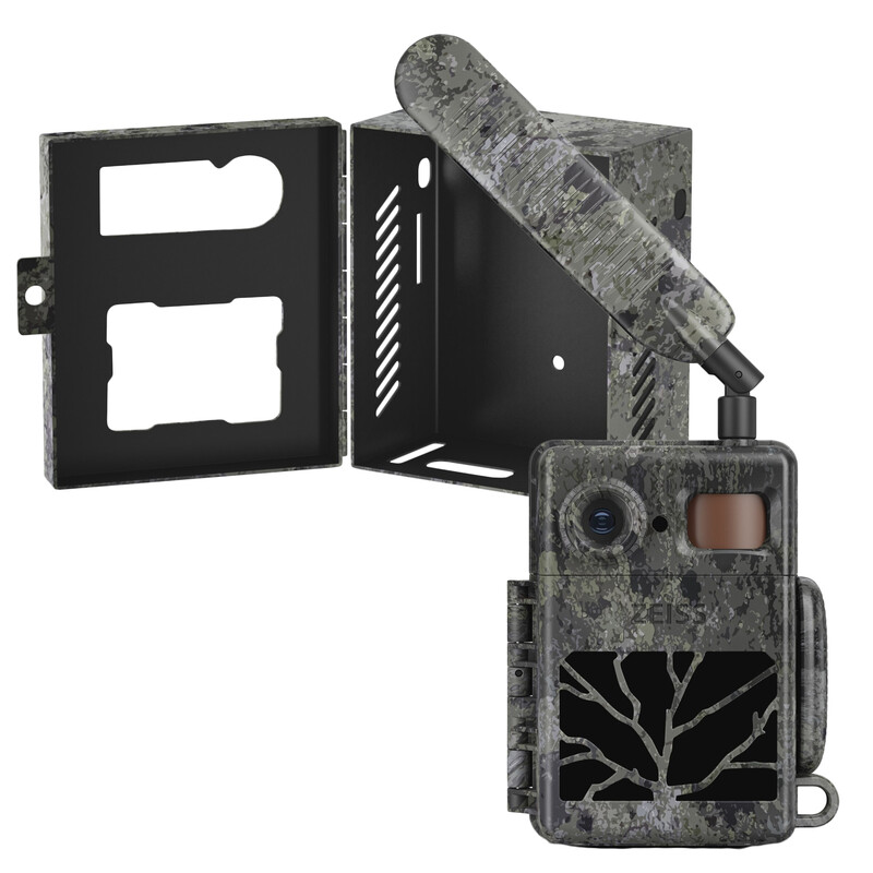 ZEISS Wildlife camera Set Secacam 7 & metalen behuizing