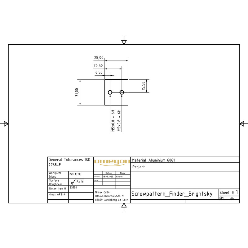 Omegon Verrekijkers Brightsky 26x82 - 90°