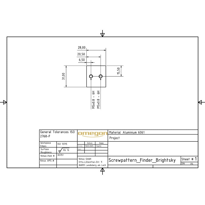 Omegon verrekijkers Brightsky 30x100 - 45°