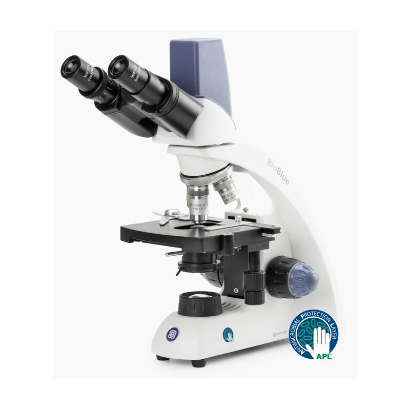 Euromex Microscoop BioBlue, BB.4263-T, bino, Tablet SMP, 4/10/S40/S60x, mechcanische tafel, 1 W NeoLED