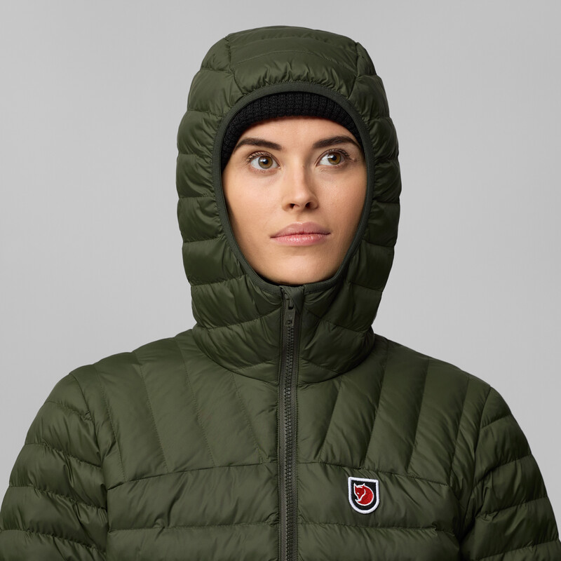 Fjällräven Expeditie Lätt Hoodie W, 662 Diep Bos, L