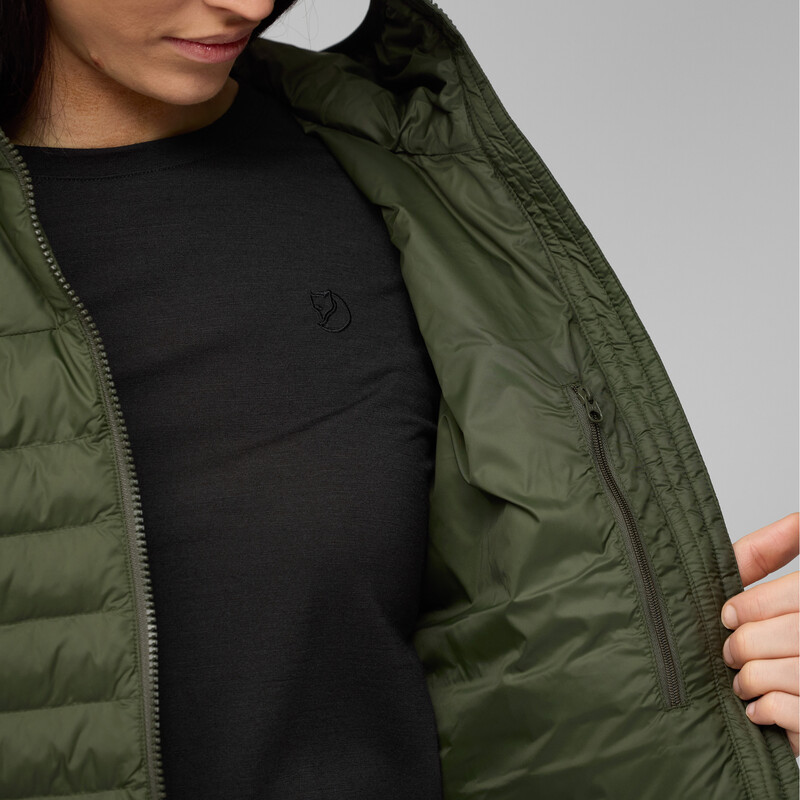 Fjällräven Expeditie Lätt Hoodie W, 662 Diep Bos, L