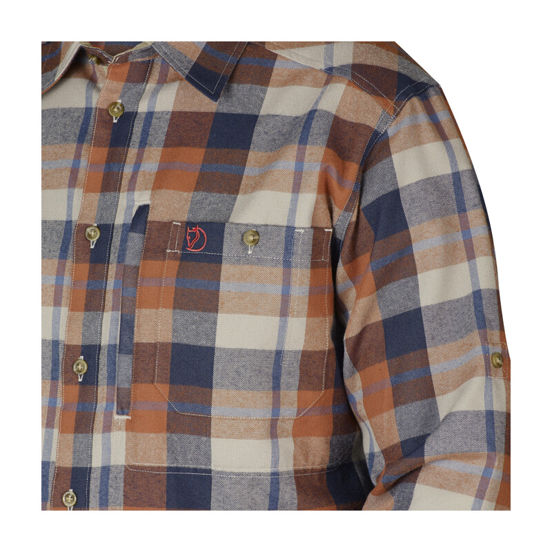 Fjällräven Fjällglim Overhemd M, 215 Autumn Leaf, maat S