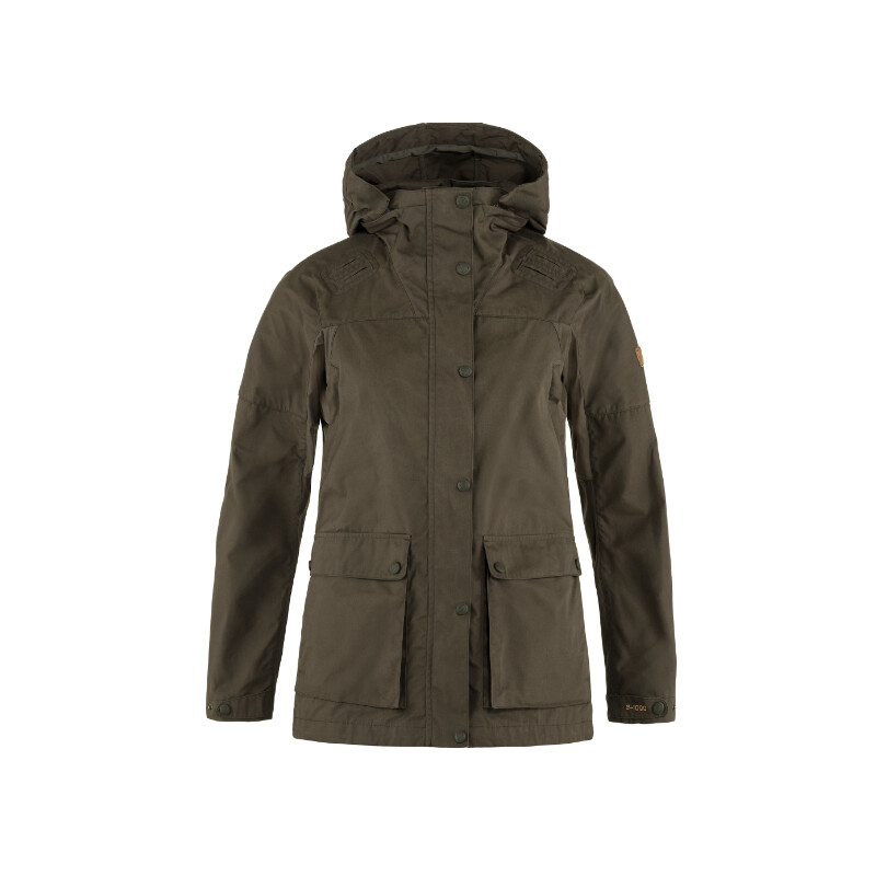 Fjällräven Forest Hybrid Jas W, 633 Donker Olijf, XL
