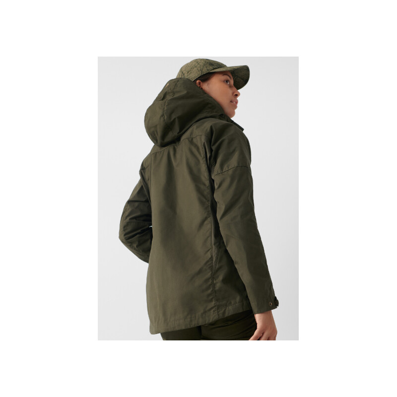Fjällräven Forest Hybrid Jas W, 633 Donker Olijf, XL