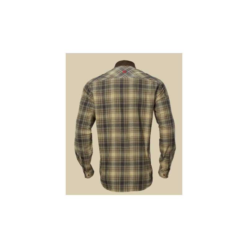 Härkila Driven Hunter overhemd, Licht teak geruit, maat XL