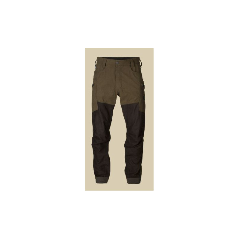 Härkila Driven Hunter HWS leren broek, Willow green/Shadow brown, maat 48