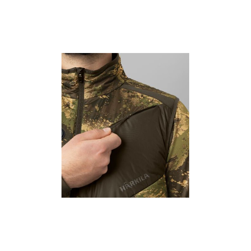 Härkila verwarmd vest Camo, AXIS MSP®Bosgroen , maat M