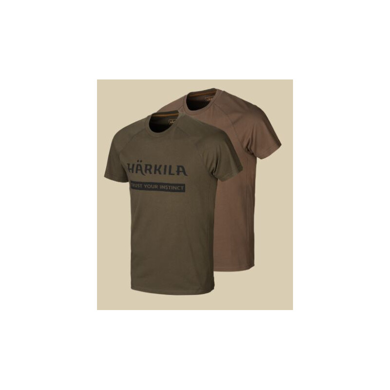 Härkila Logo T-Shirt 2-pack ASDO maat M