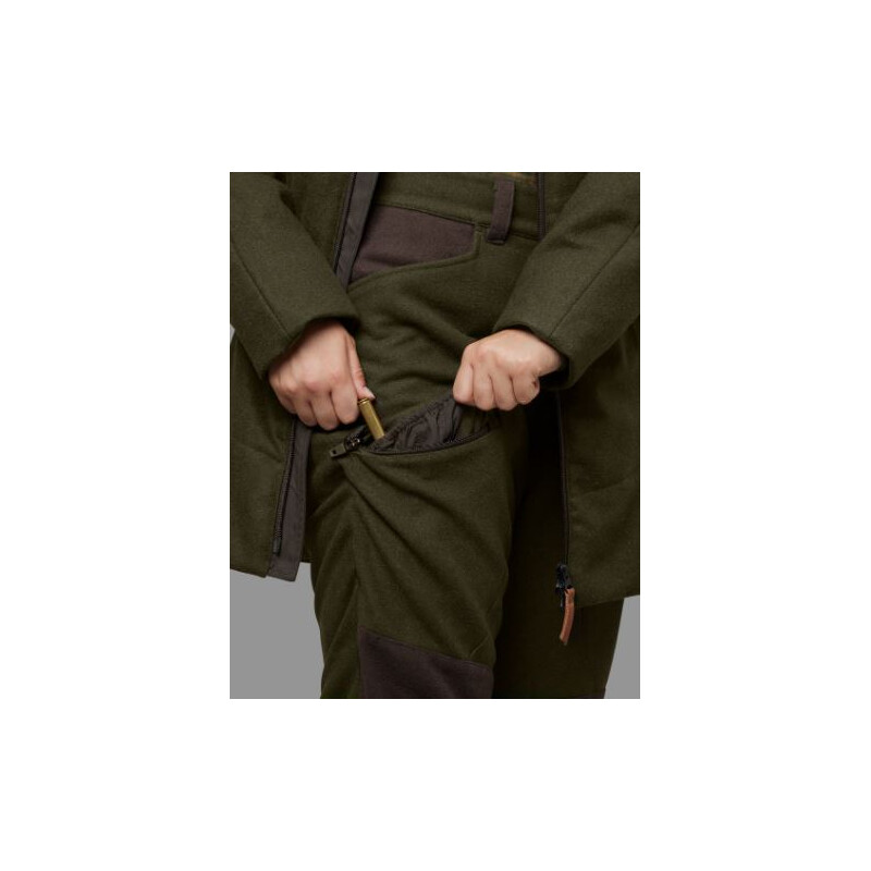 Härkila Metso dames winterbroek, Willow green/Shadow brown, maat 40