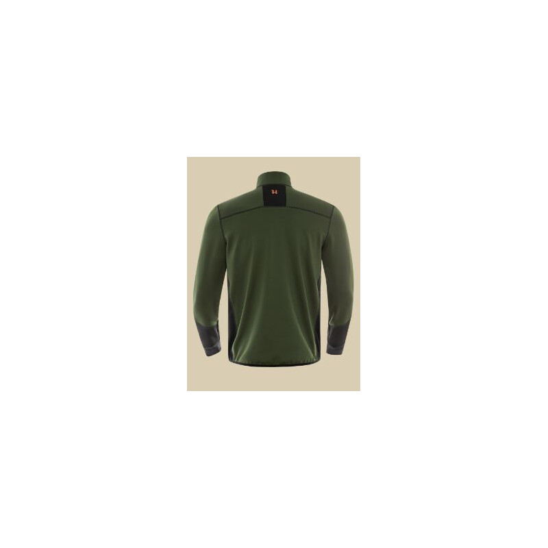 Härkila Scandinavisch fleecejack, Duffelgroen/Zwart, maat M