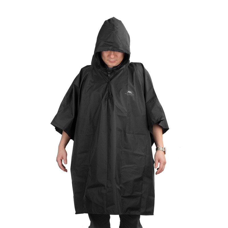 Summit-Creative Regenponcho zwart