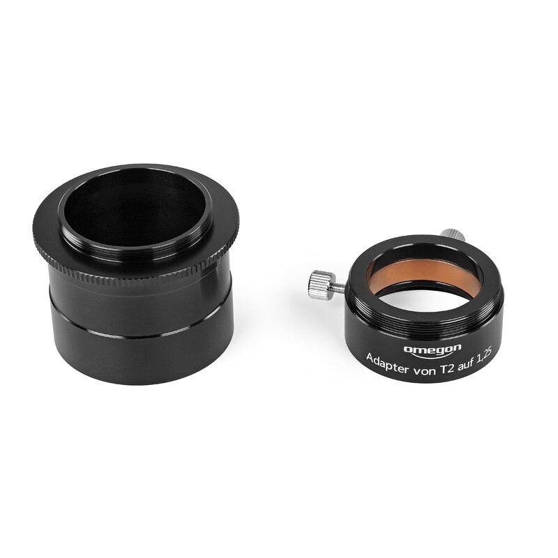 Omegon 2'' T2-adapter met 1,25'' verloopstuk