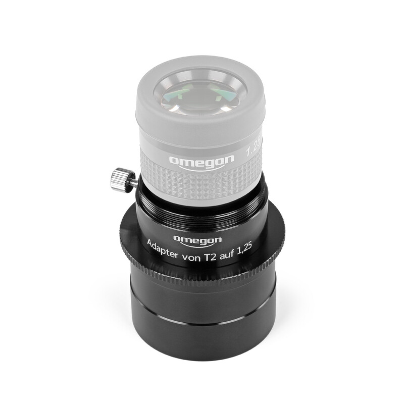 Omegon 2'' T2-adapter met 1,25'' verloopstuk