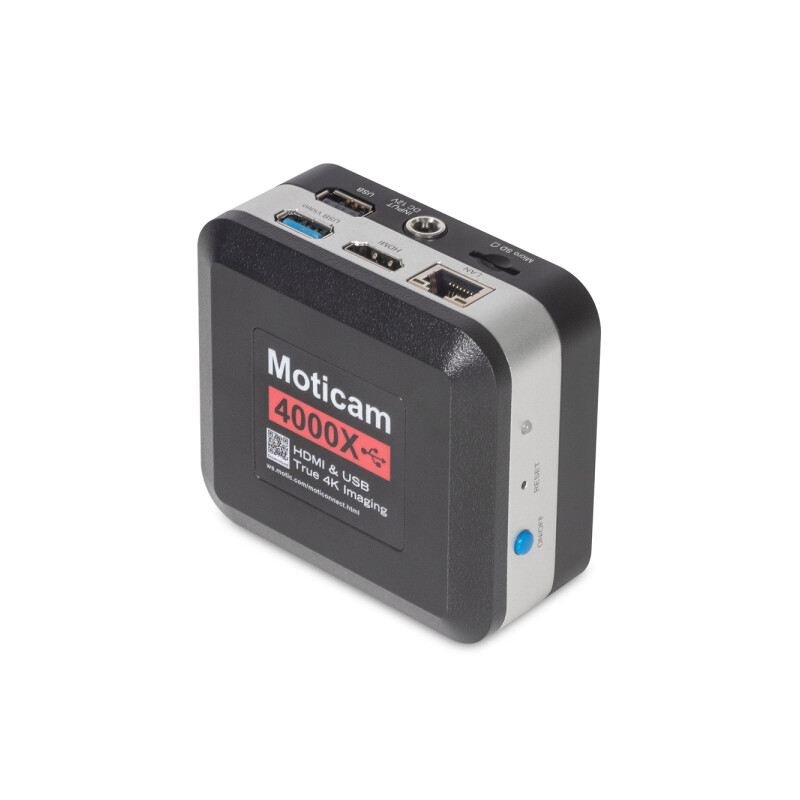 Motic camera 4000X, kleur, 8MP, CMOS, 1/2.8, HDMI/USB/Lan & USB, 1,45 µm