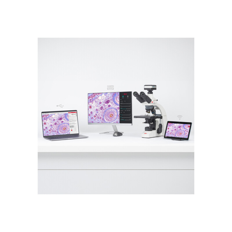 Motic camera 4000X, kleur, 8MP, CMOS, 1/2.8, HDMI/USB/Lan & USB, 1,45 µm