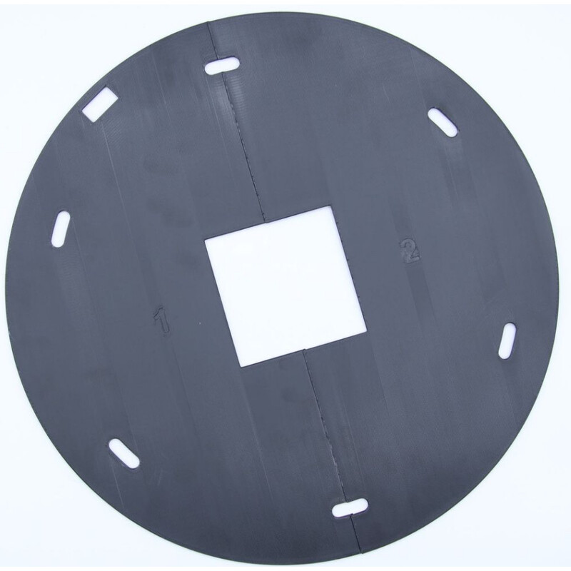 Astroprints Spiegelkap voor GSO Newton 12" primaire spiegelbevestiging met ventilatoruitsparing