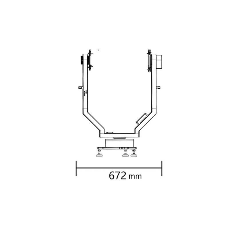iOptron Montering HAZ130 Strain Wave Alt-AZ RC16