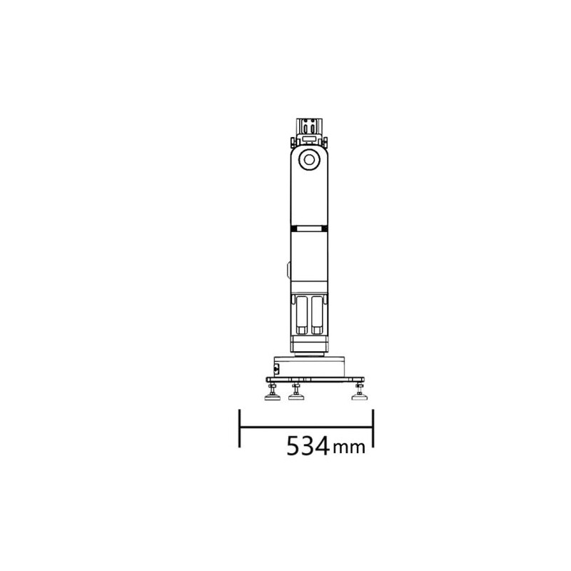 iOptron Montering HAZ130 Strain Wave Alt-AZ RC16