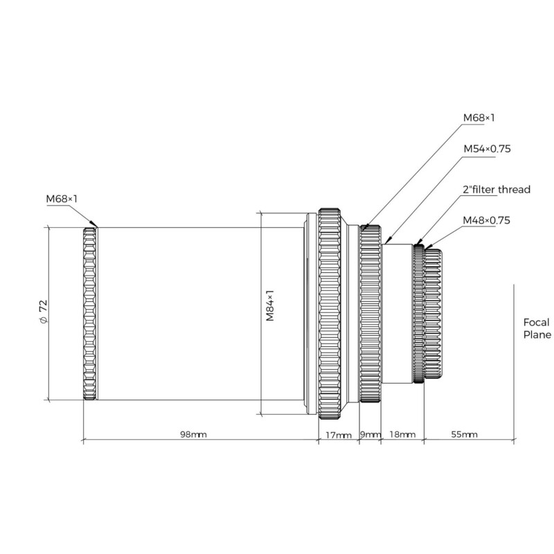 Askar Reducer 0,6x voor 103APO