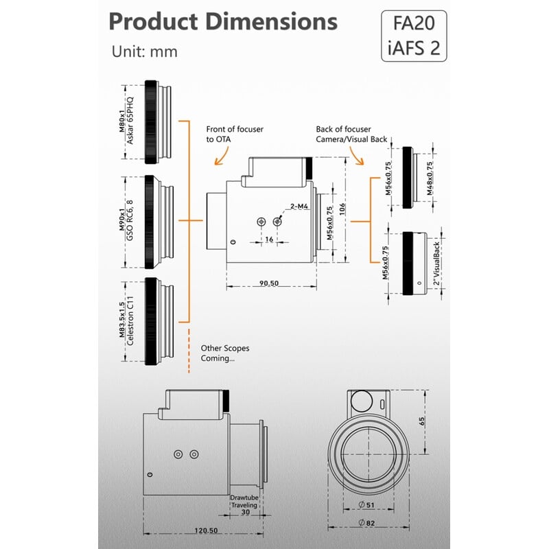 iOptron iAFS2 Automatic Focuser 2"
