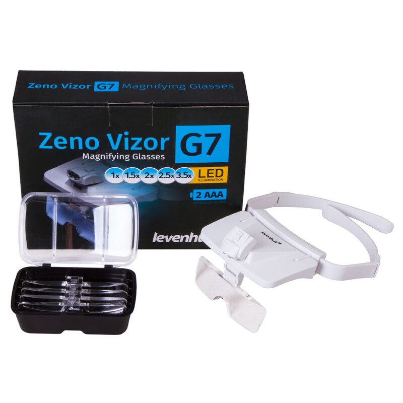 Levenhuk Vergrootglazen Zeno Vizor G7 3,5x LED