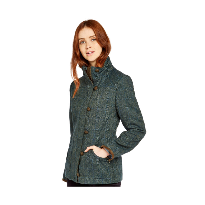 Dubarry of Ireland Tweed jasje Bracken 89 Mist maat 40