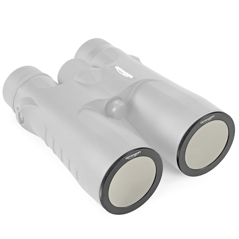 Omegon Zonnefilters 50mm für Ferngläser sowie ZWO Seestar S50 (2er Set)