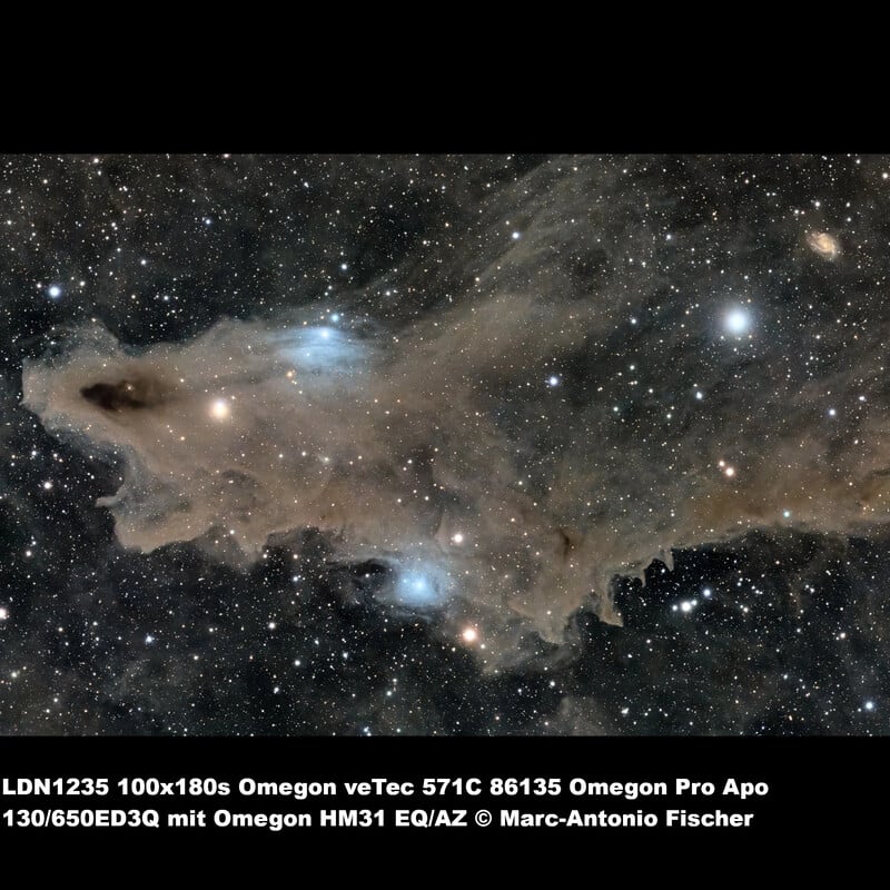 Omegon Apochromatische refractor Pro APO 130/650 ED3Q OTA