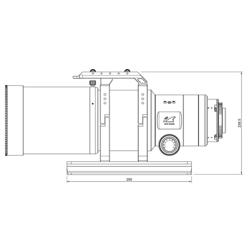 William Optics Apochromatische refractor AP 108/518 UltraCat WIFD