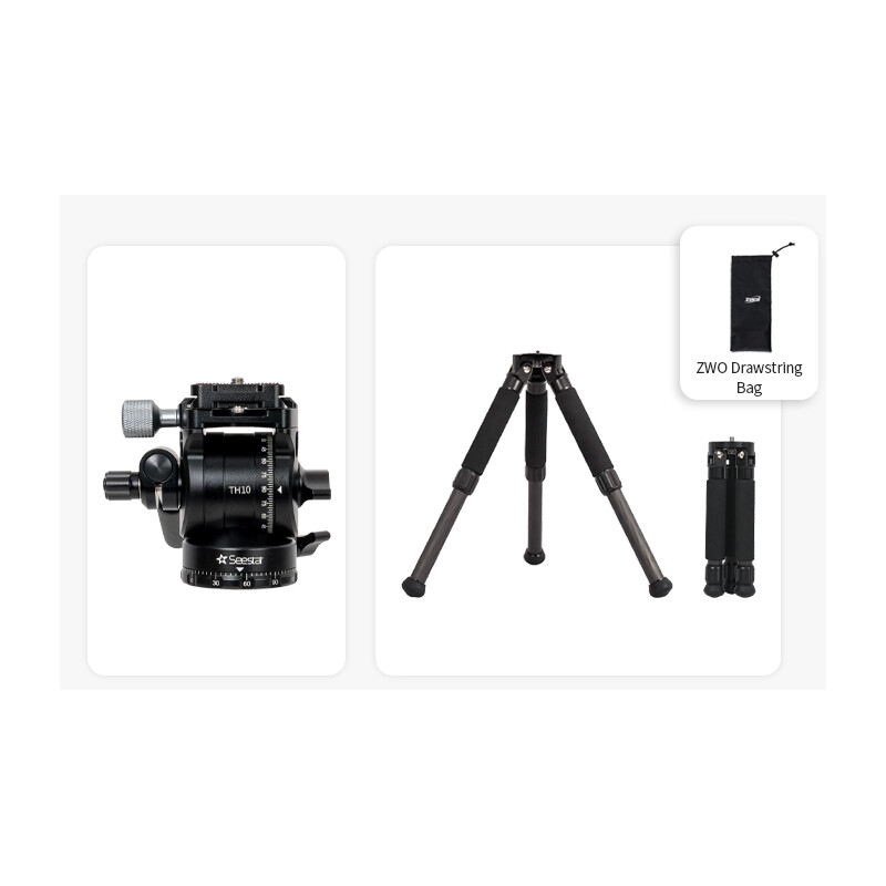 ZWO Carbon statief TC20+TH10 Seestar Smart Telescope