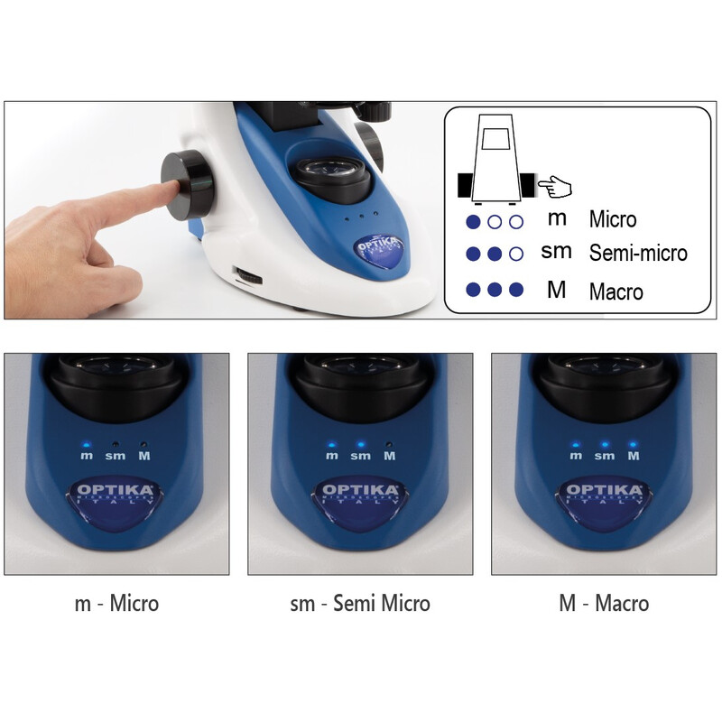 Optika Microscoop , Mikrokskop, B-190TBPL+, digital, 5 MP, USB, 30 fps, 40-1000X, PLAN