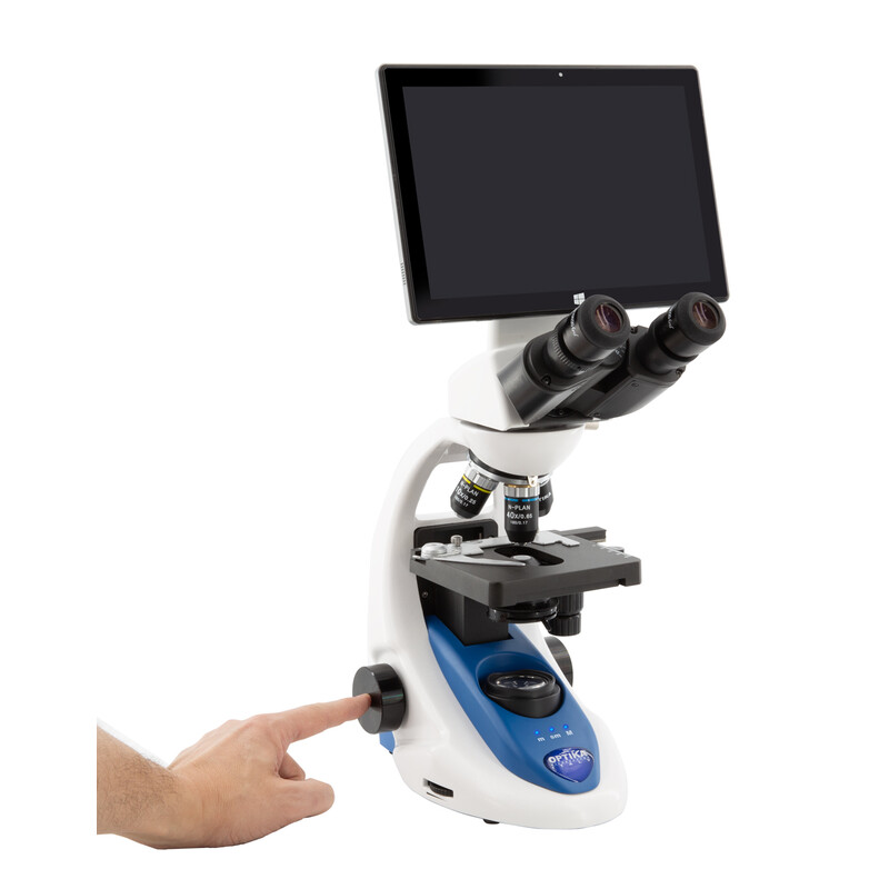 Optika Microscoop , Mikrokskop, B-190TBPL+, digital, 5 MP, USB, 30 fps, 40-1000X, PLAN