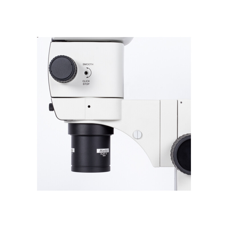 Motic Stereo zoom microscoop SM7TR-P APO1X, trino, 8-56X, WD 81 mm, 7:1