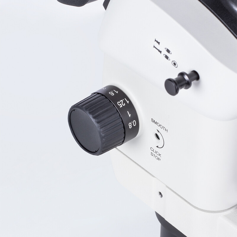 Motic Stereo zoom microscoop SM7TR-P APO1X, trino, 8-56X, WD 81 mm, 7:1