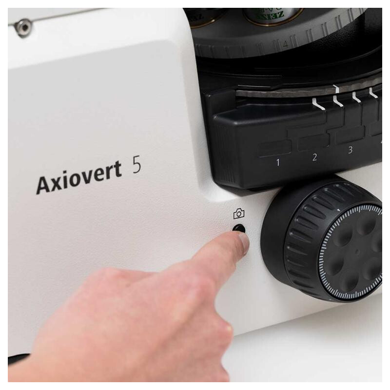 ZEISS Microscoop Axiovert 5 Digital, PH, FL, 50-400x, Ph1, 0,4 NA, LED, 5 MP, kleur