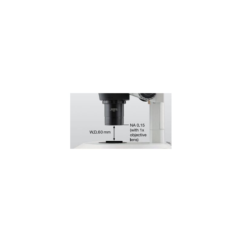 Evident Olympus Stereo zoom microscoop SZX16, trino, 16,4:1, 7-115x, 60 mm, SZX2-ILLTQ LED